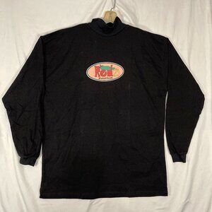 Vintage REDZ Paintball Jersey Thick Shirt Size 2XL Made in USA All Cotton Black